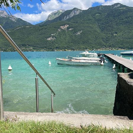 דוסאר Rare 2 Bedroom With Private Beach On Lake Annecy מראה חיצוני תמונה